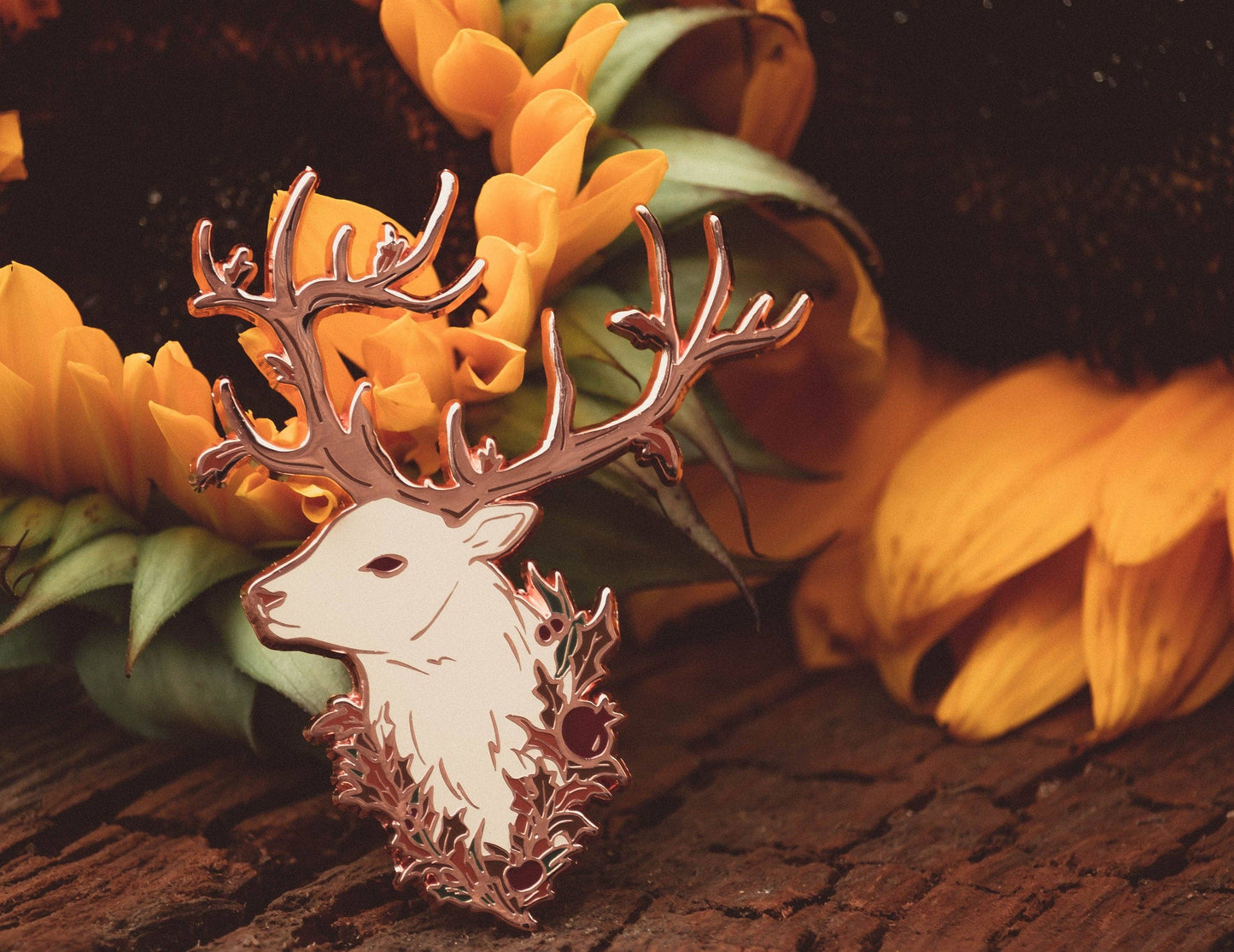 The Pickety Witch - Mabon Stag - Enamel Pin