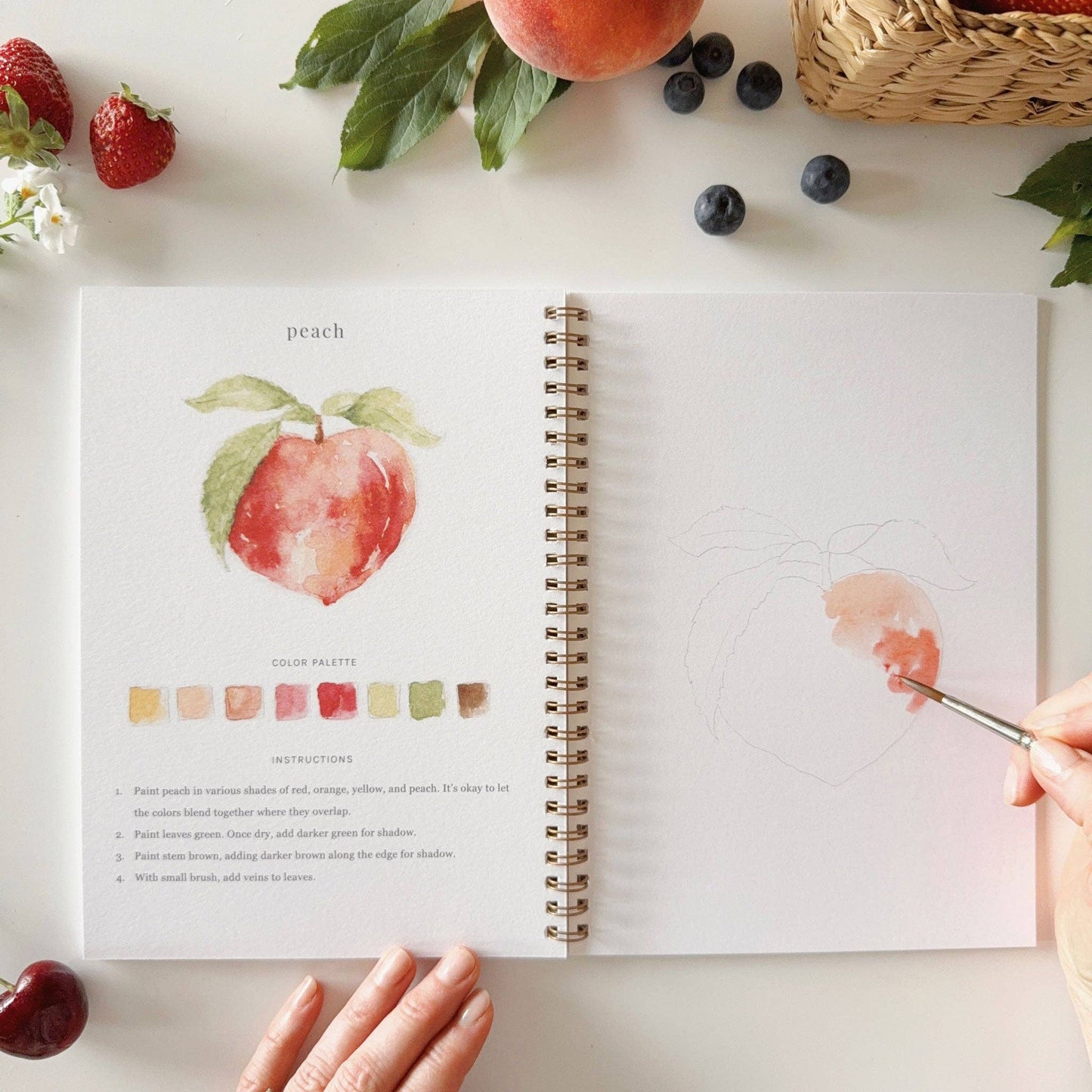 Emily Lex Studio - Watercolor Workbook Fruit