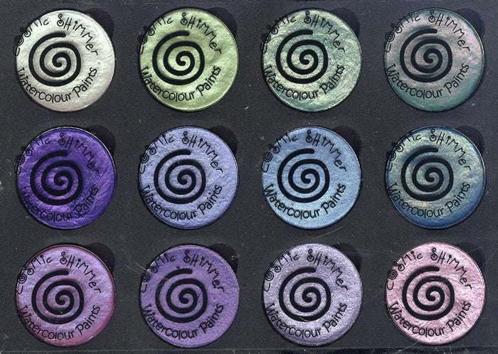 Cosmic Shimmer : Iridescent Watercolour Paints - 5 Paint Variety's