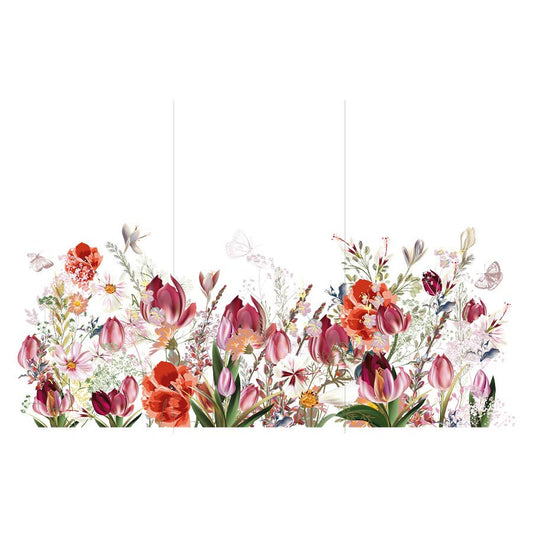 Hokus Pokus - Decor Transfer - Large Cut Into 3 Sheets - Tulip Fields 37x23"