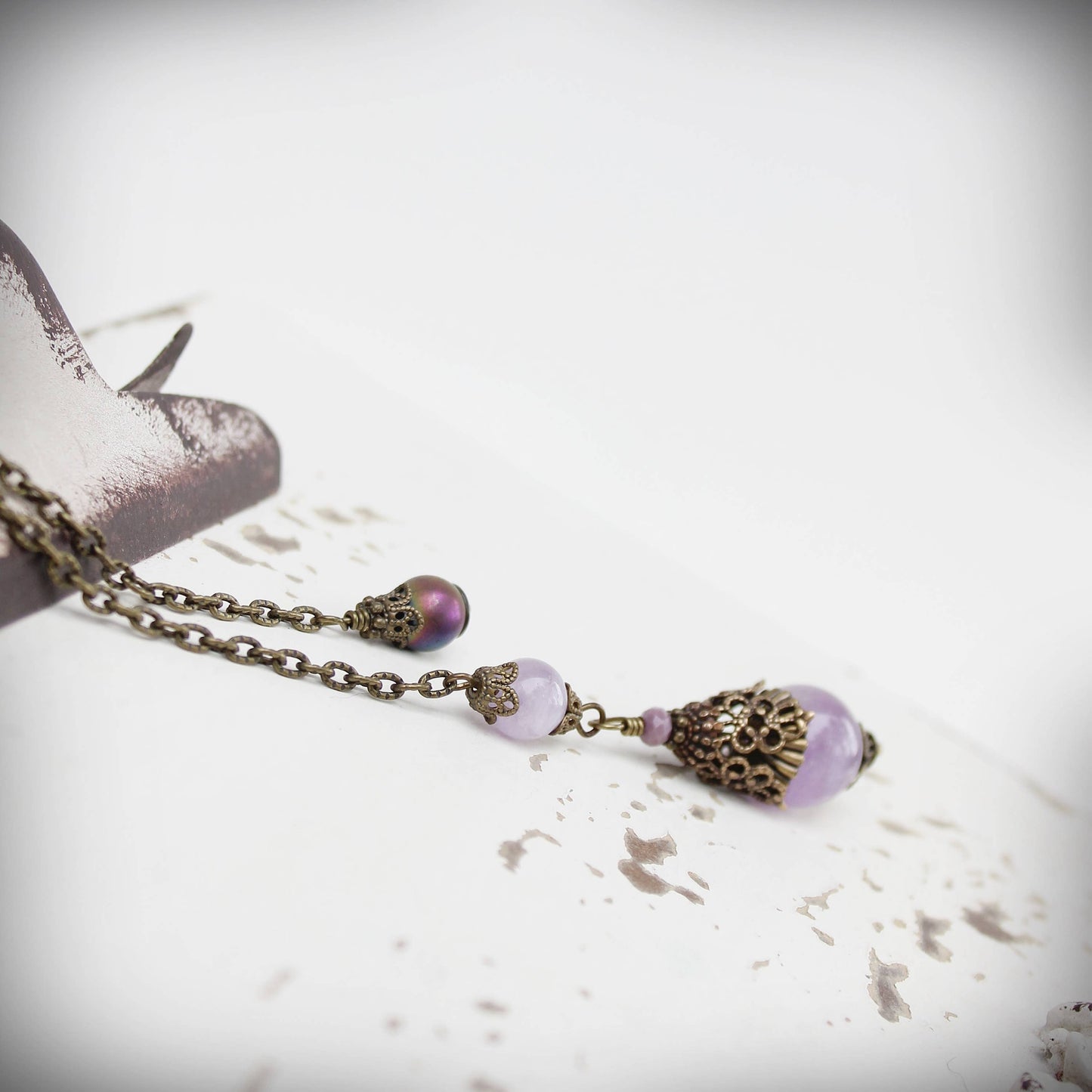 Circa 1890 - Lavender Amethyst Jewelry Pendulum | Manifestation