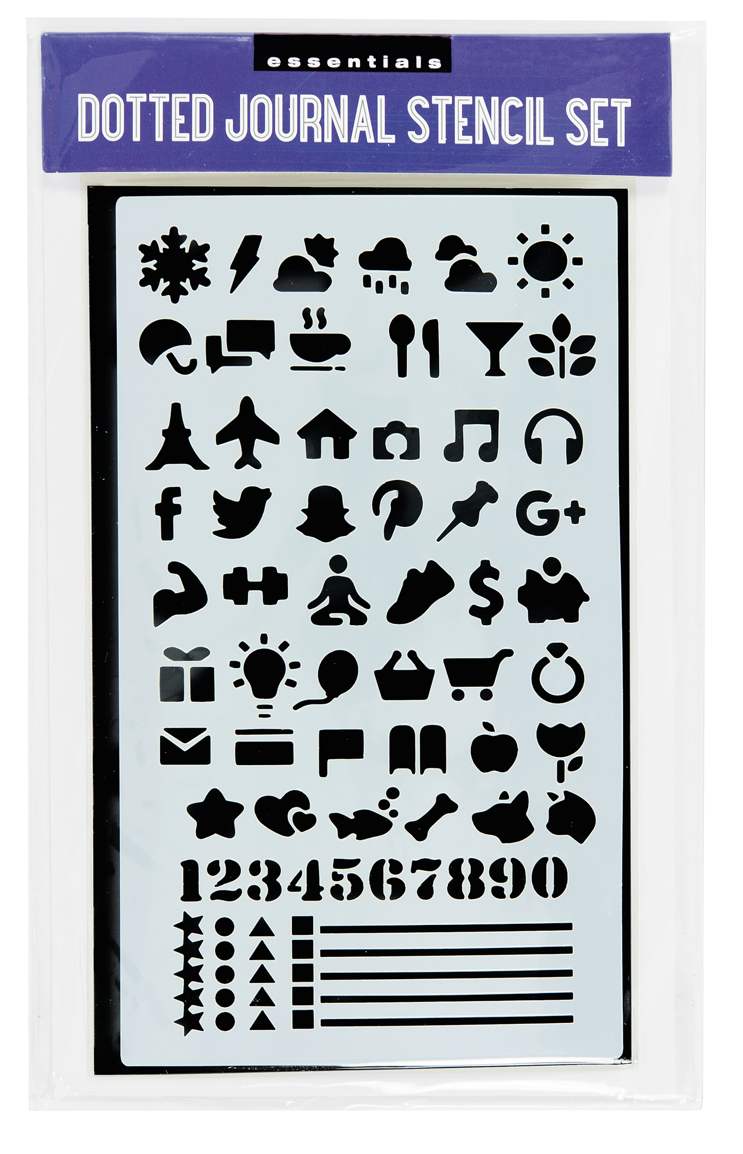 Dotted Journal Stencil Set