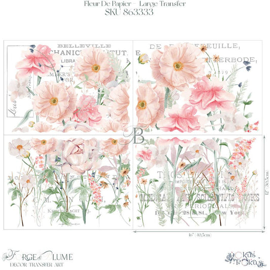 Hokus Pokus - Large Transfer - Fleur De Papier 12x16"