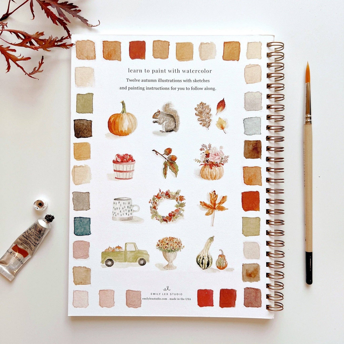 Emily Lex Studio - Watercolor Workbook Autumn