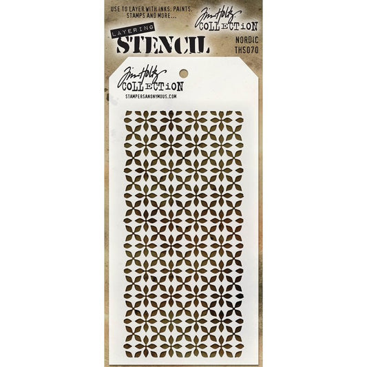 Stampers Anonymous & Tim Holtz Layering Stencils - Nordic