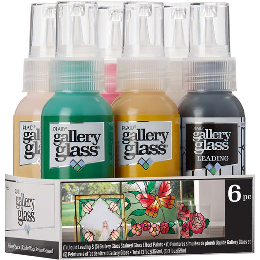 Gallery Glass : Paint Set Floral - Set of 6