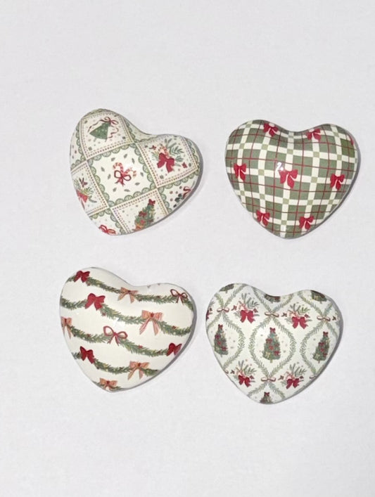 XMAS CHIME HEART ASST