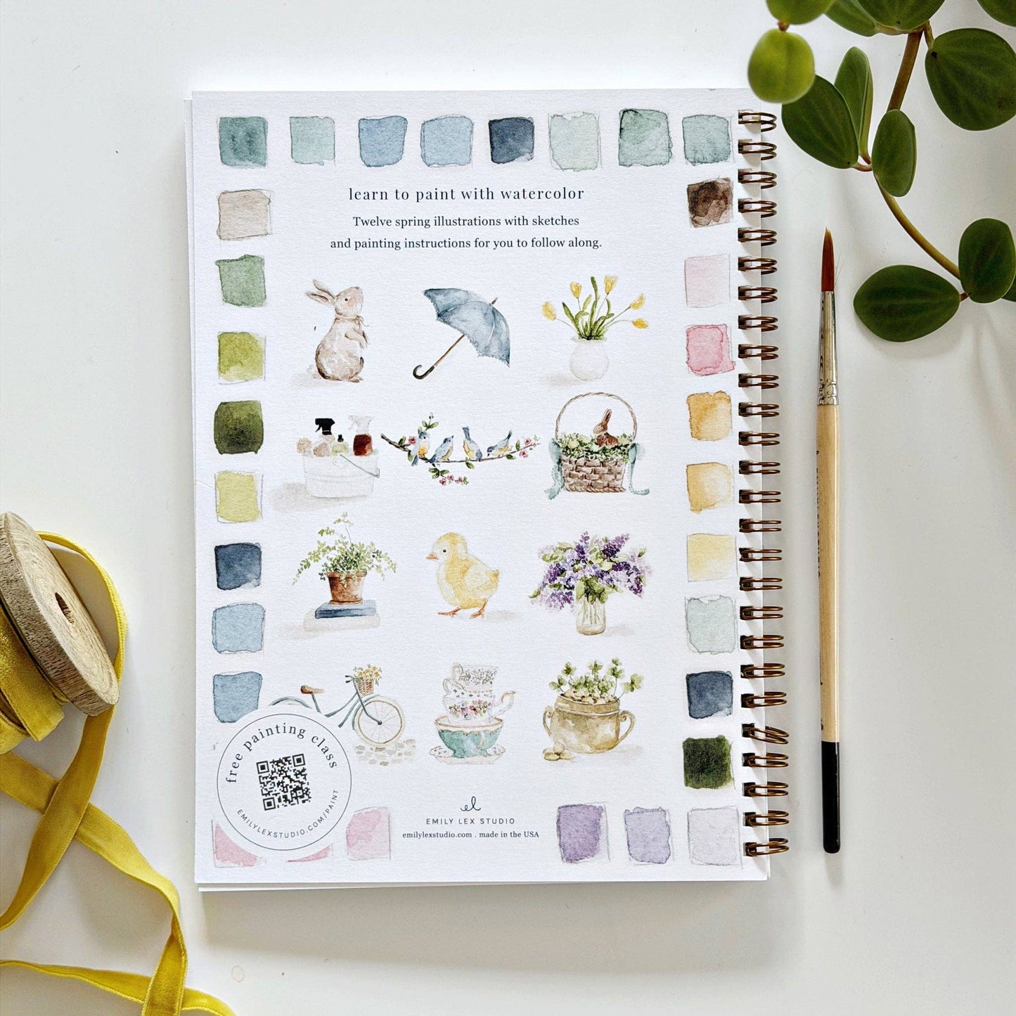 Emily Lex : Spring Watercolor Workbook