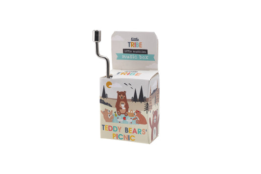 CGB Giftware : Little Tribe Music Box - 'Teddy Bear's Picnic'