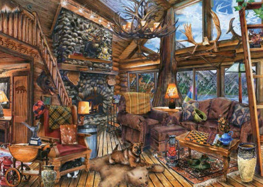 Premier Gift (Canada) Ltd - 1000pc Puzzle - The Hunting Lodge