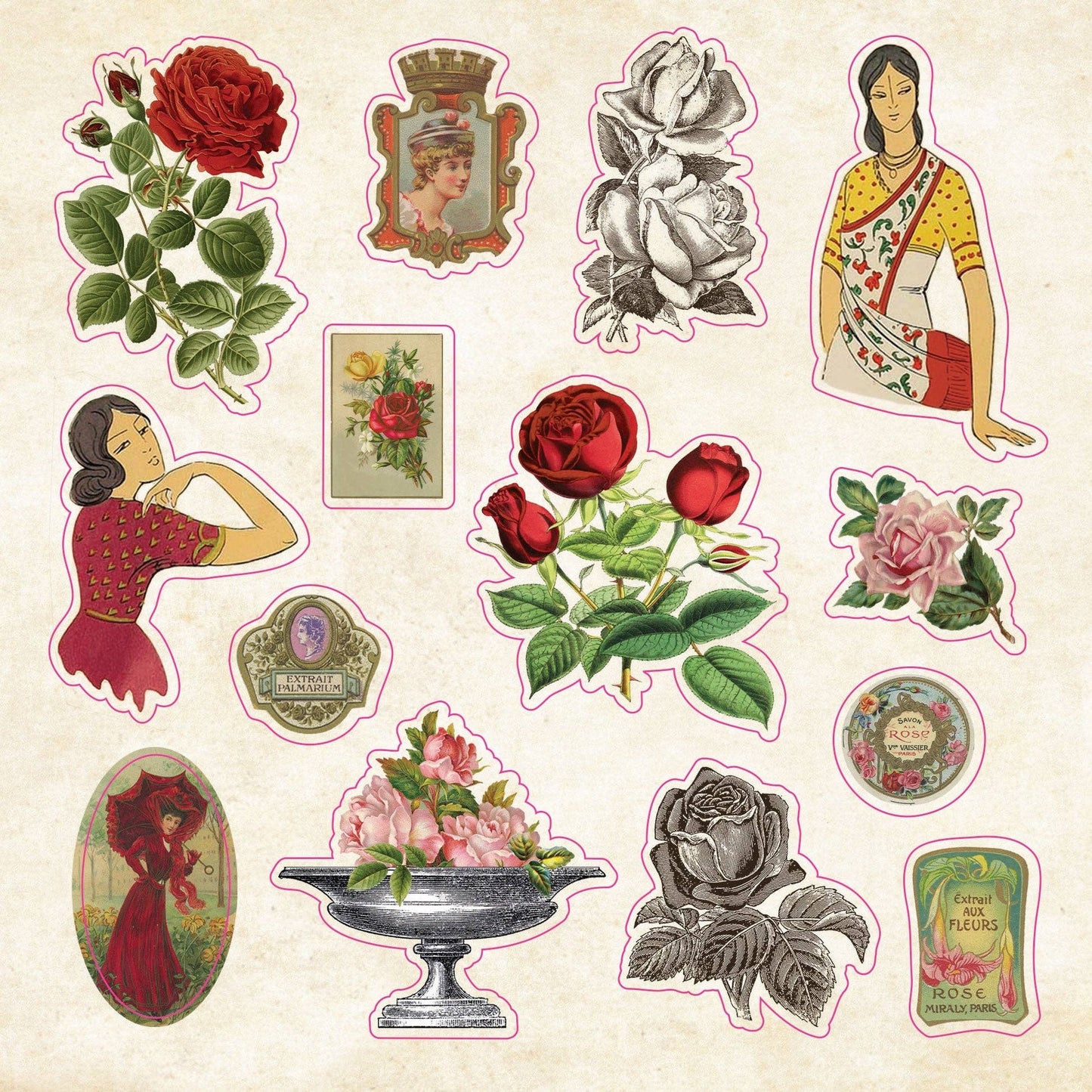 Peter Pauper Press - The Sticker Book of Curiosities