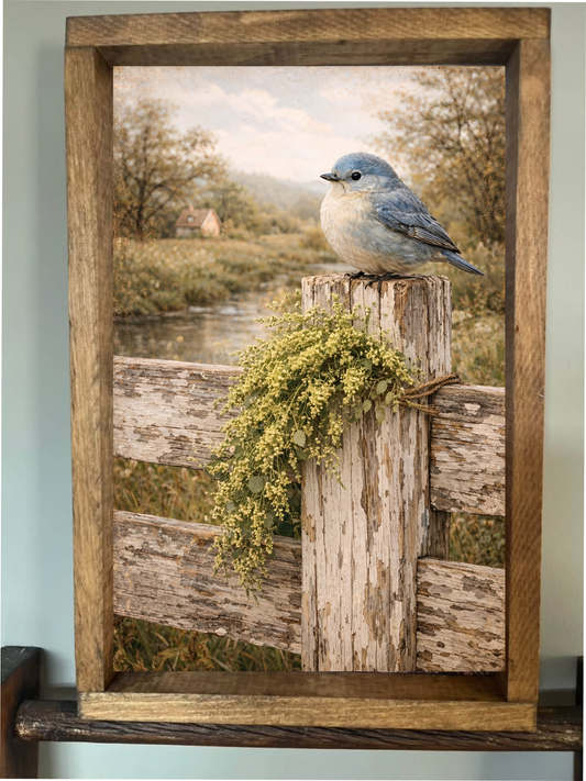 Stir Crazy Signs - On the Fence Farmhouse Sign