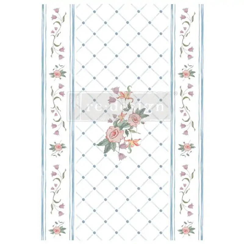 Re-Design With Prima® Decor Transfer : Swedish Posy 24x35"