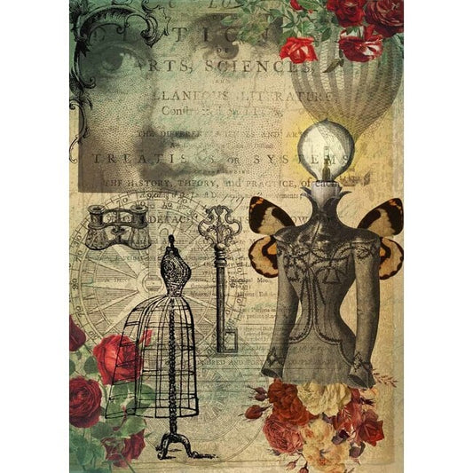 Decoupage Queen - Arts and Sciences Rice Paper A3, A4