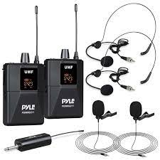 Pyle UHF Wireless Microphone System PDWMU 211
