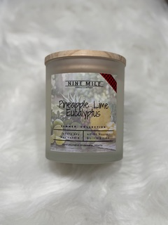 Nine Mile Pineapple Lime Eucalyptus 11oz Soy Candle