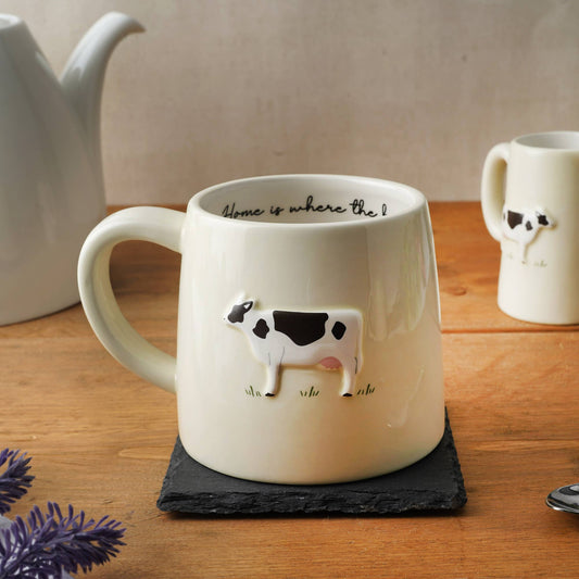 CGB Giftware : Bramble Farm Cow Stoneware Mug