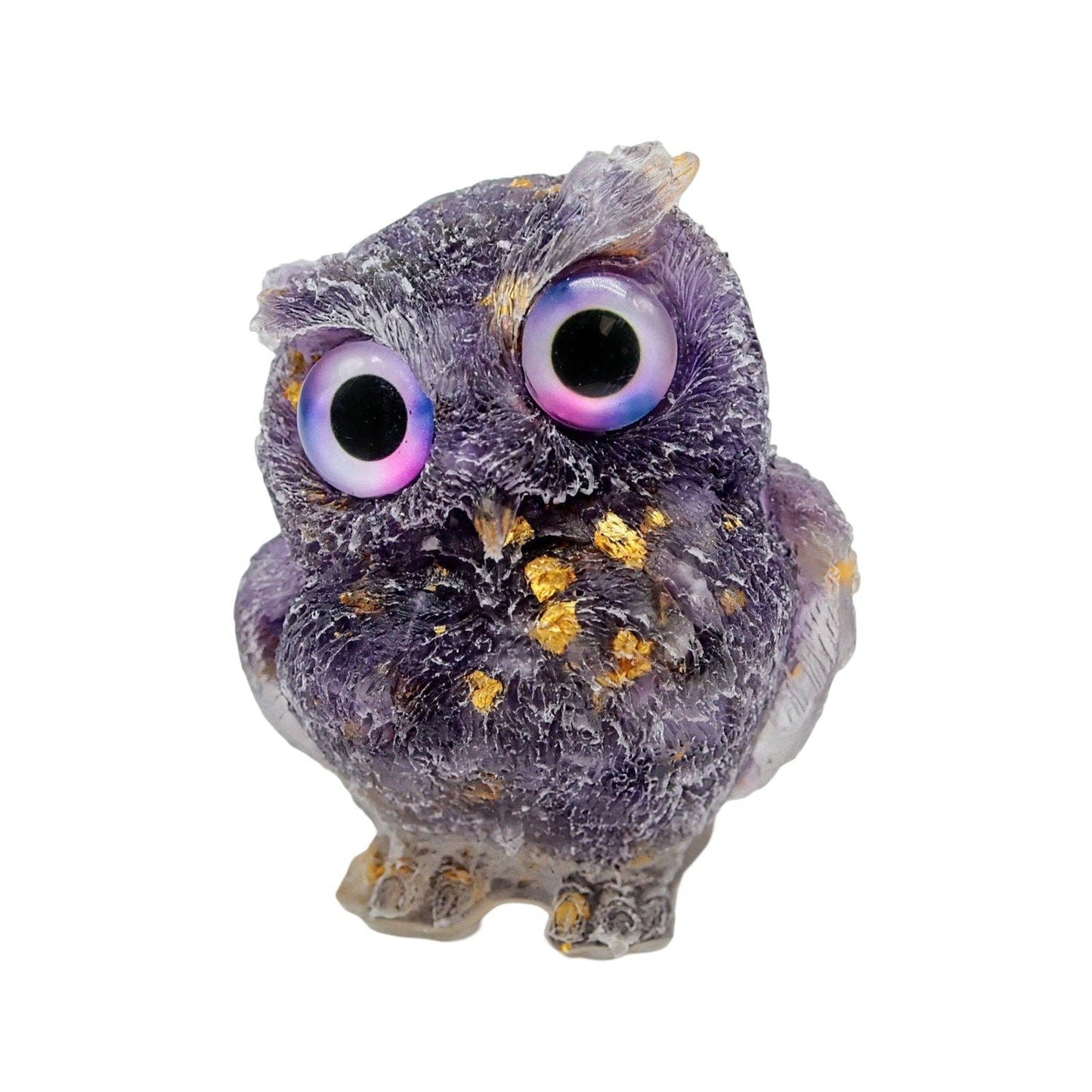 Arômes & Évasions : Amethyst Coloured Resin Owl