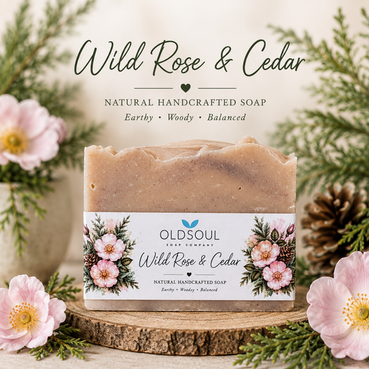 Old Soul Soap Company - Wild Rose & Cedar Soap