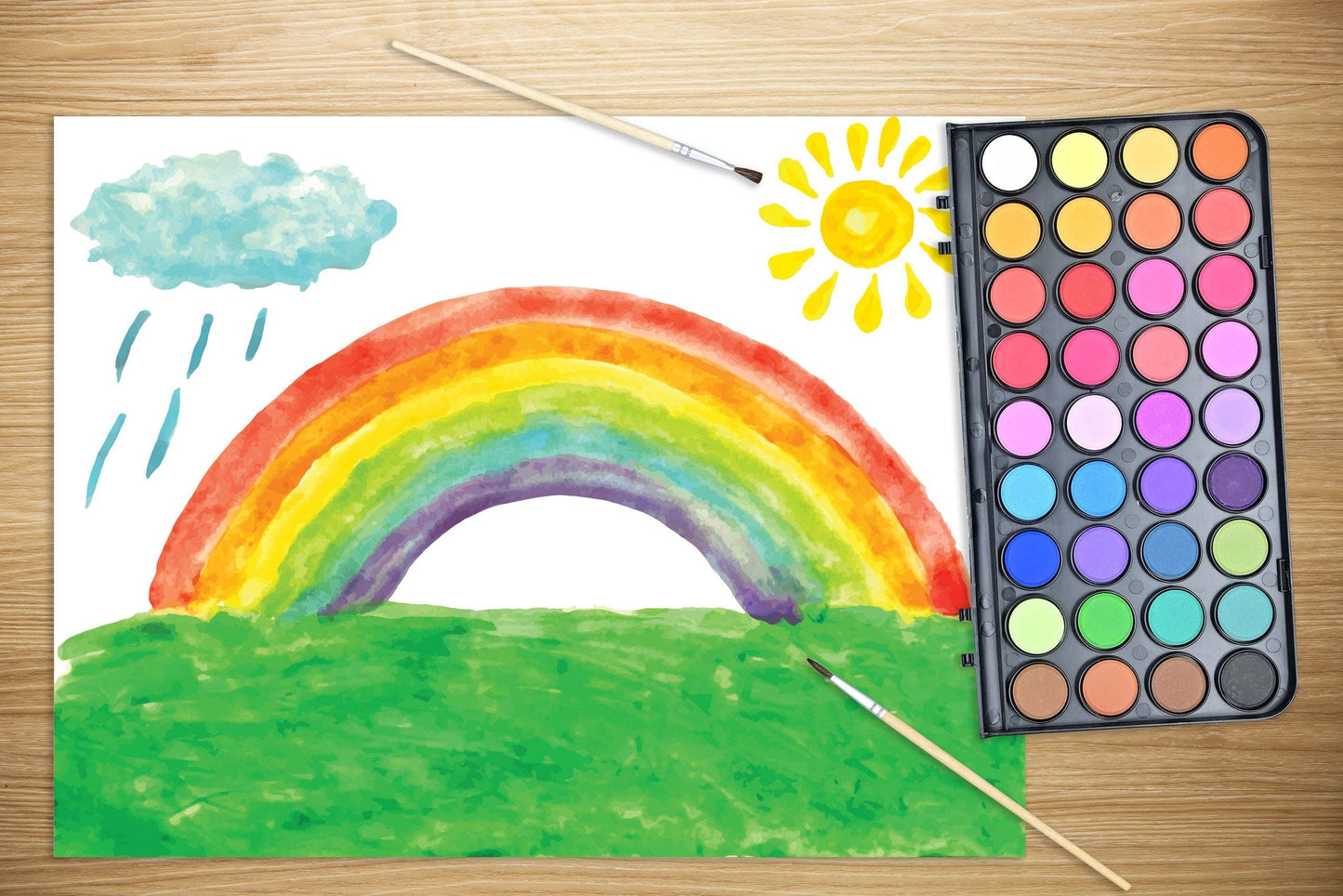 Peter Pauper Press - Studio Series Junior Watercolor Paint Set (36 colors)