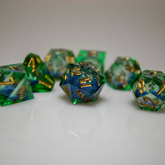 Game Master Dice - Mystic Meadow Liquid Core Dice Set