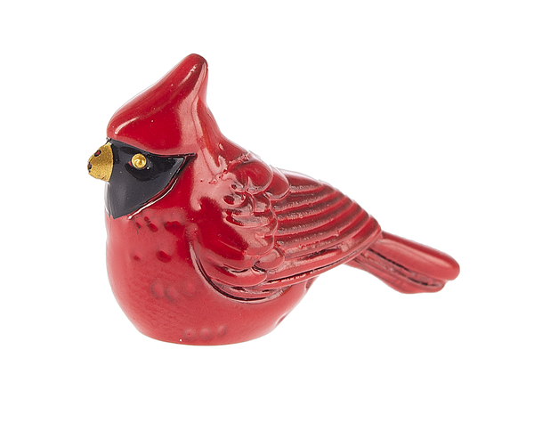 LUCKY LITTLE CARDINAL CHARM