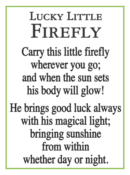 LUCKY LITTLE FIREFLY