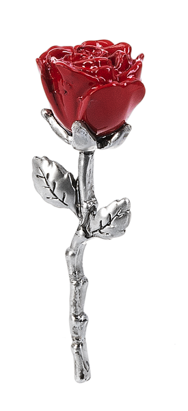 THE RED ROSE POCKET CHARM