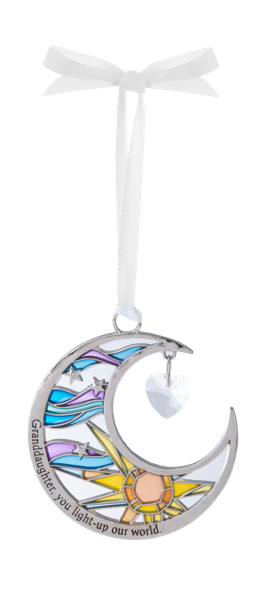 Granddaughter, You Moon Ornament