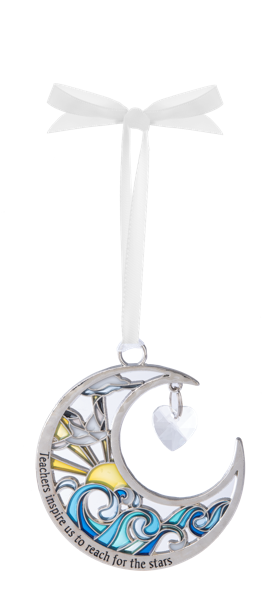 Teachers Inspire Moon Ornament