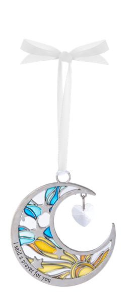 I Said A Prayer Moon Ornament