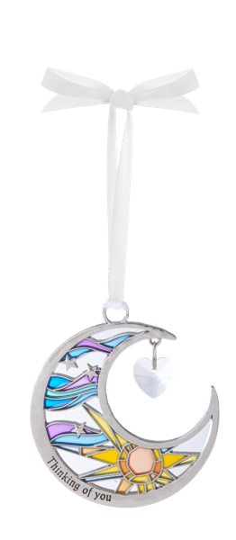 Thinking Of You Moon Ornament