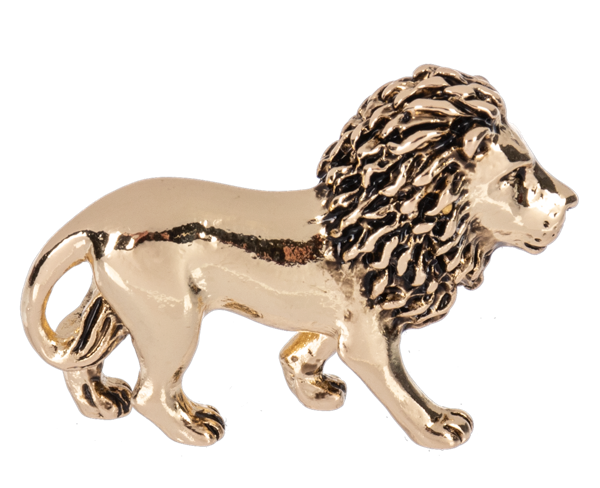 Be Brave And Courageous Lion Charm