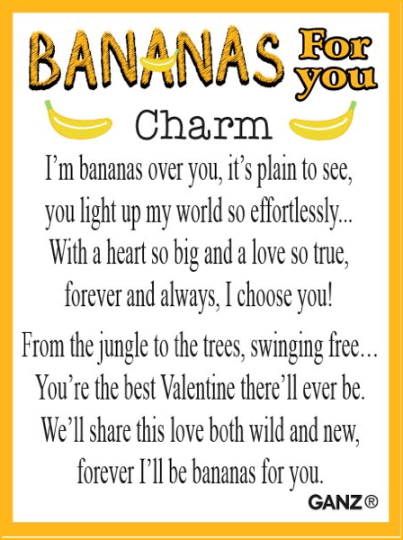 Bananas For You Charm
