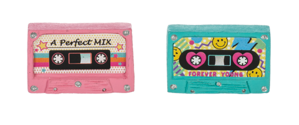 Rewind & Replay Cassett Charm