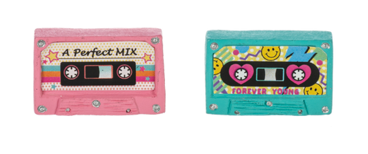 Rewind & Replay Cassett Charm