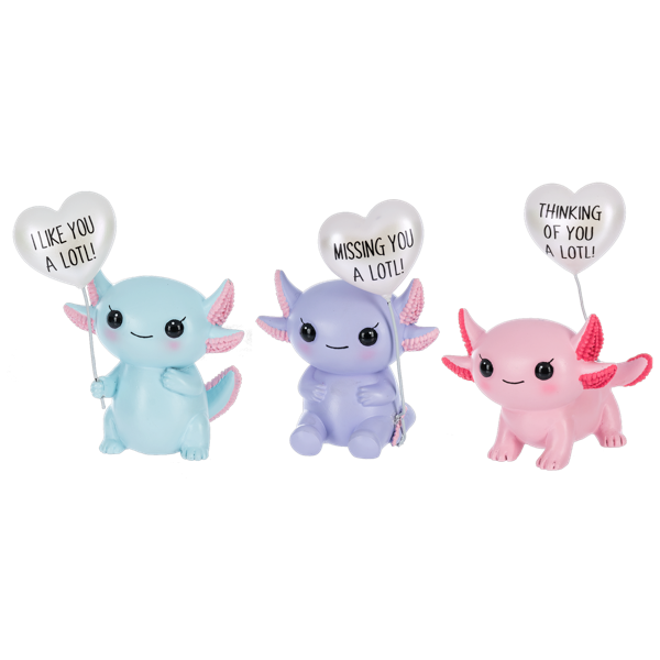 Axolotl Figurines Asst