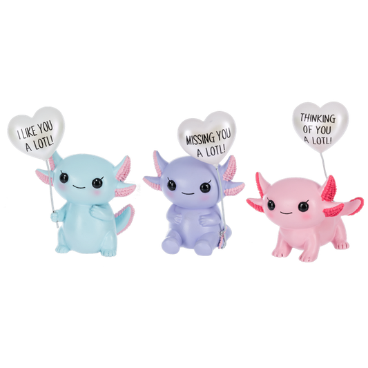Axolotl Figurines Asst