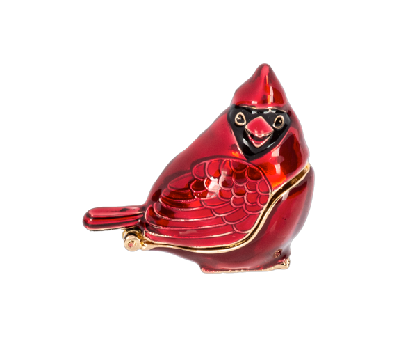Cardinal Prayer Box Charm