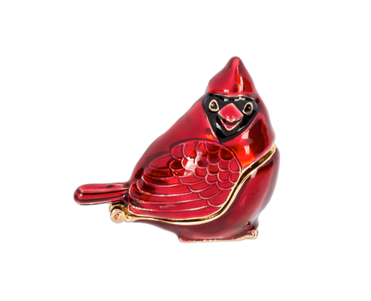 Cardinal Prayer Box Charm
