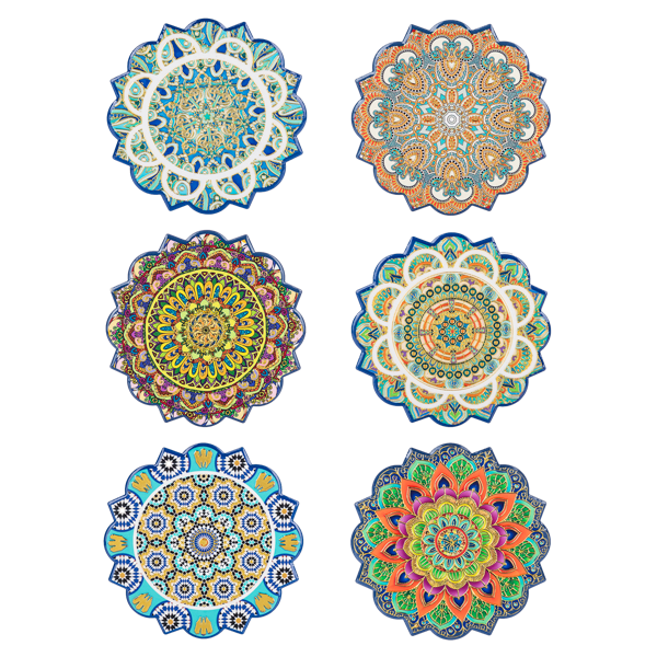 Ganz : Mediterranean Mandala - Coasters Assorted