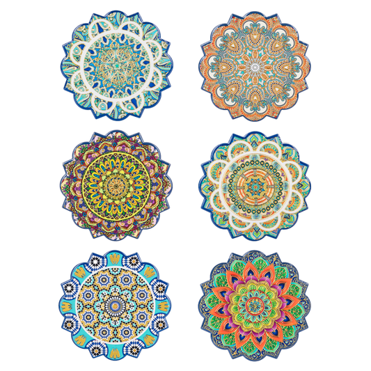 Ganz : Mediterranean Mandala - Coasters Assorted
