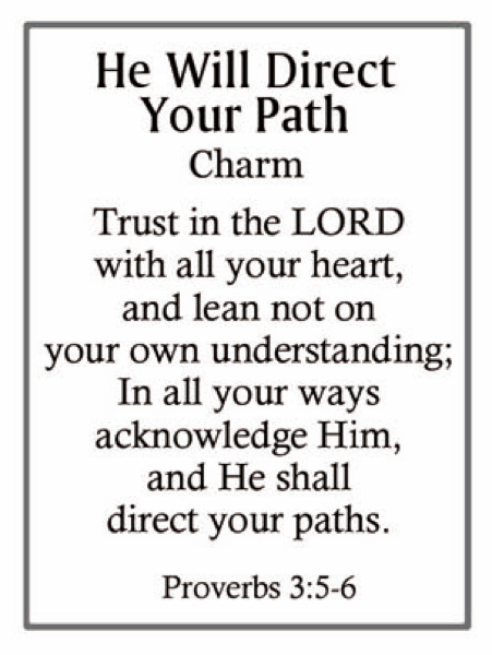 Trust in the Lord Charm