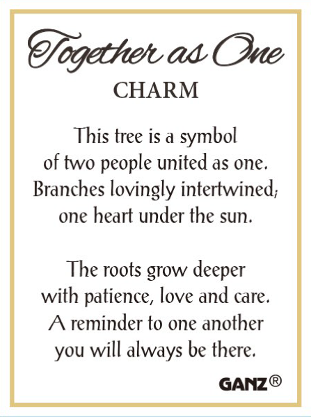Ganz Together as One Charm (tree of life)