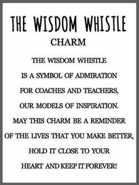 The Wisdom Whistle Pocket Charm