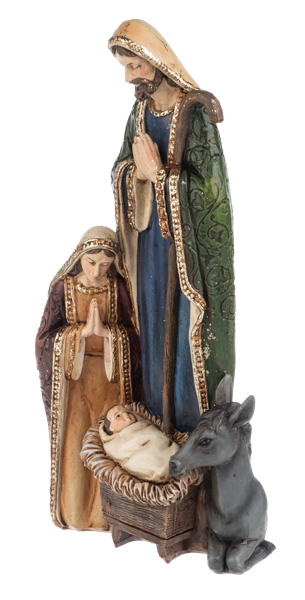 NATIVITY POLYRESIN FIGURINE