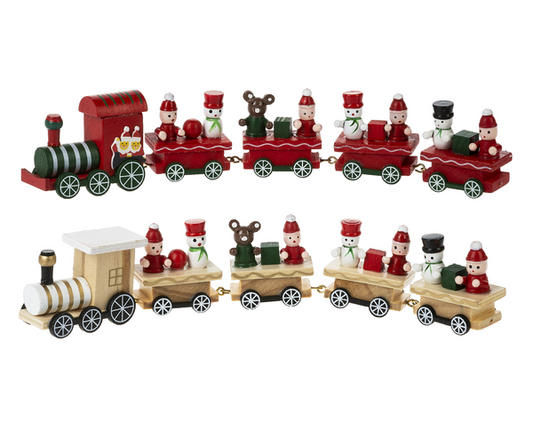 Xmas Train Figurine 6Pc Set