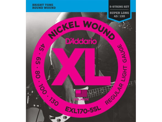 exl170-5sl bass strings