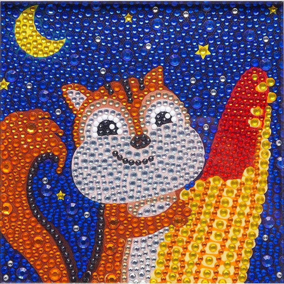 Diamond Brands - Squirrel Diamond Painting Kid's Kit