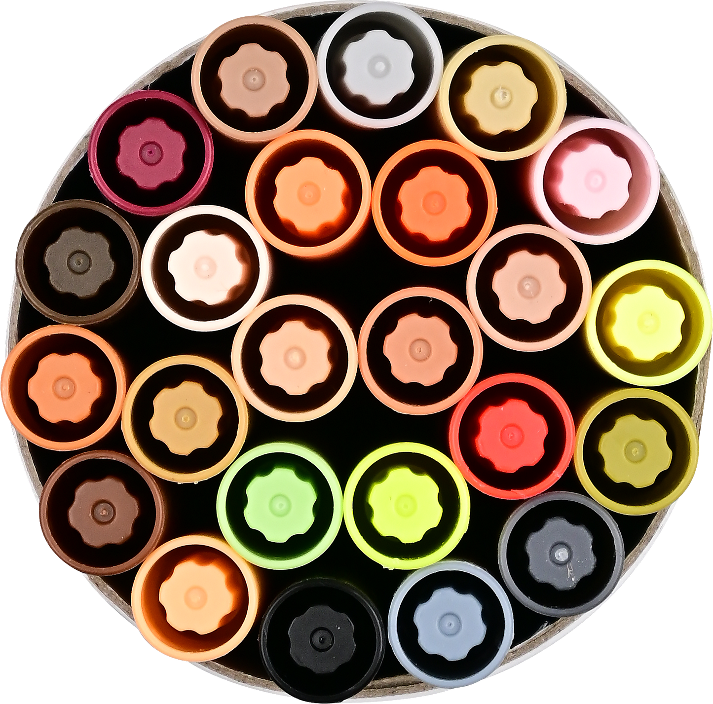 Peter Pauper Press - Studio Series Dual-Tip Skin Tone Markers (Set of 24)
